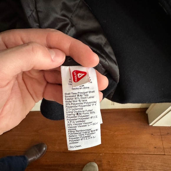 J Crew Dock Peacoat in Navy Wool Blend with PrimaLoft (NWT) - Picture 5 of 6